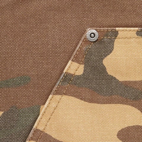 Supreme Double Knee Painter Pant - Woodland Camo