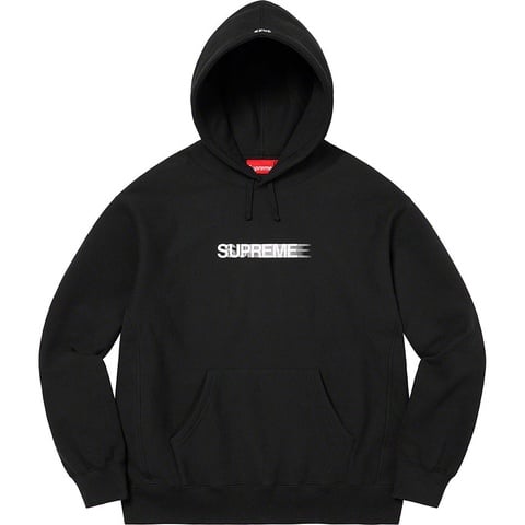 Supreme Motion Logo Hooded Sweatshirt - Black