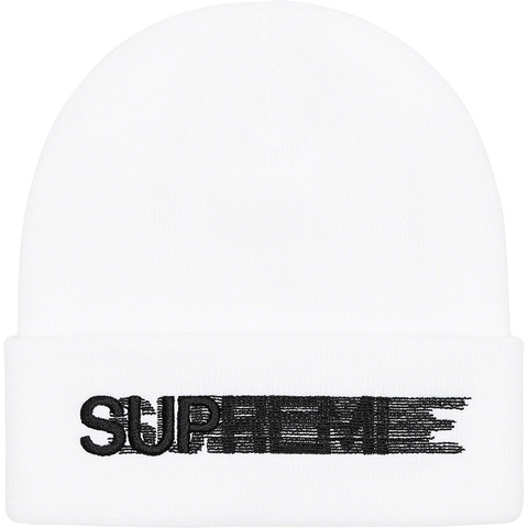 Supreme Motion Logo Beanie - White