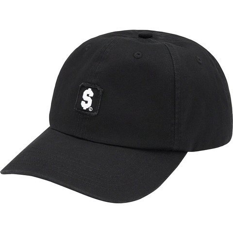 Supreme $ Patch 6-Panel - Black