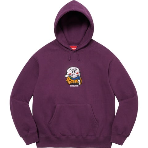 Supreme AOI Buddha Hooded Sweatshirt - Eggplant
