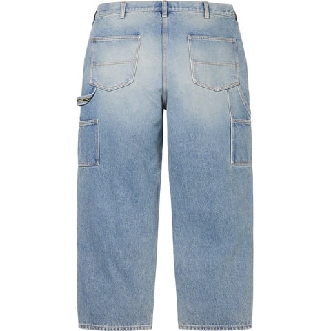 Supreme Double Knee Painter Pant - Washed Blue