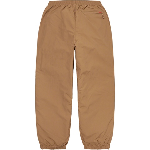 Supreme Full Zip Baggy Warm Up Pant - Light Brown
