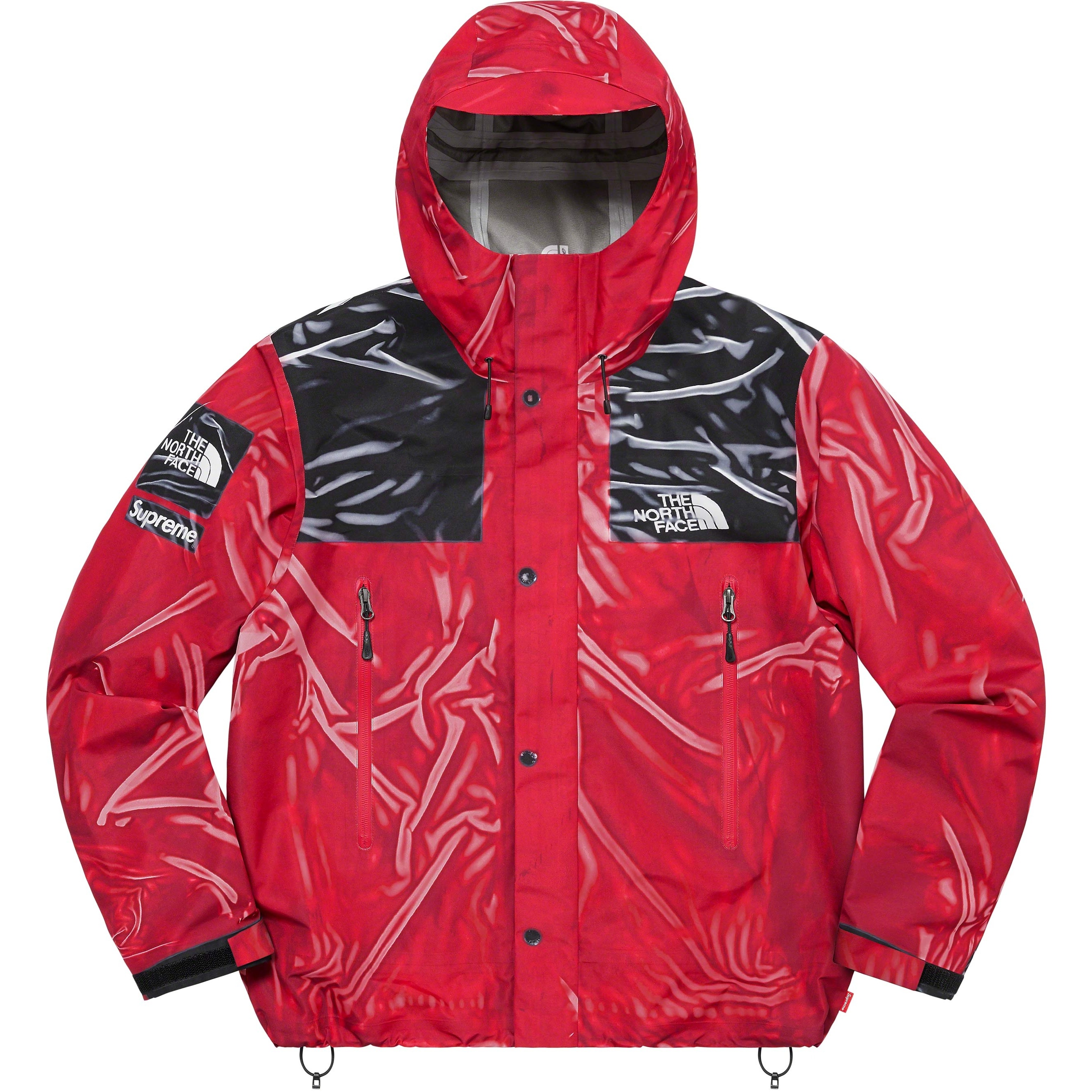 Supreme Supreme The North Face Trompe L’oeil Printed Taped Seam Shell Jacket (SS23) - Red - $398