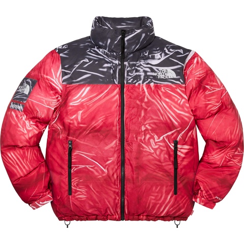 Supreme Supreme®/The North Face® Trompe L’oeil Printed Nuptse Jacket - Red