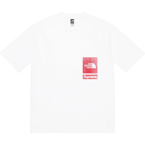 Supreme Supreme®/The North Face® Printed Pocket Tee - White