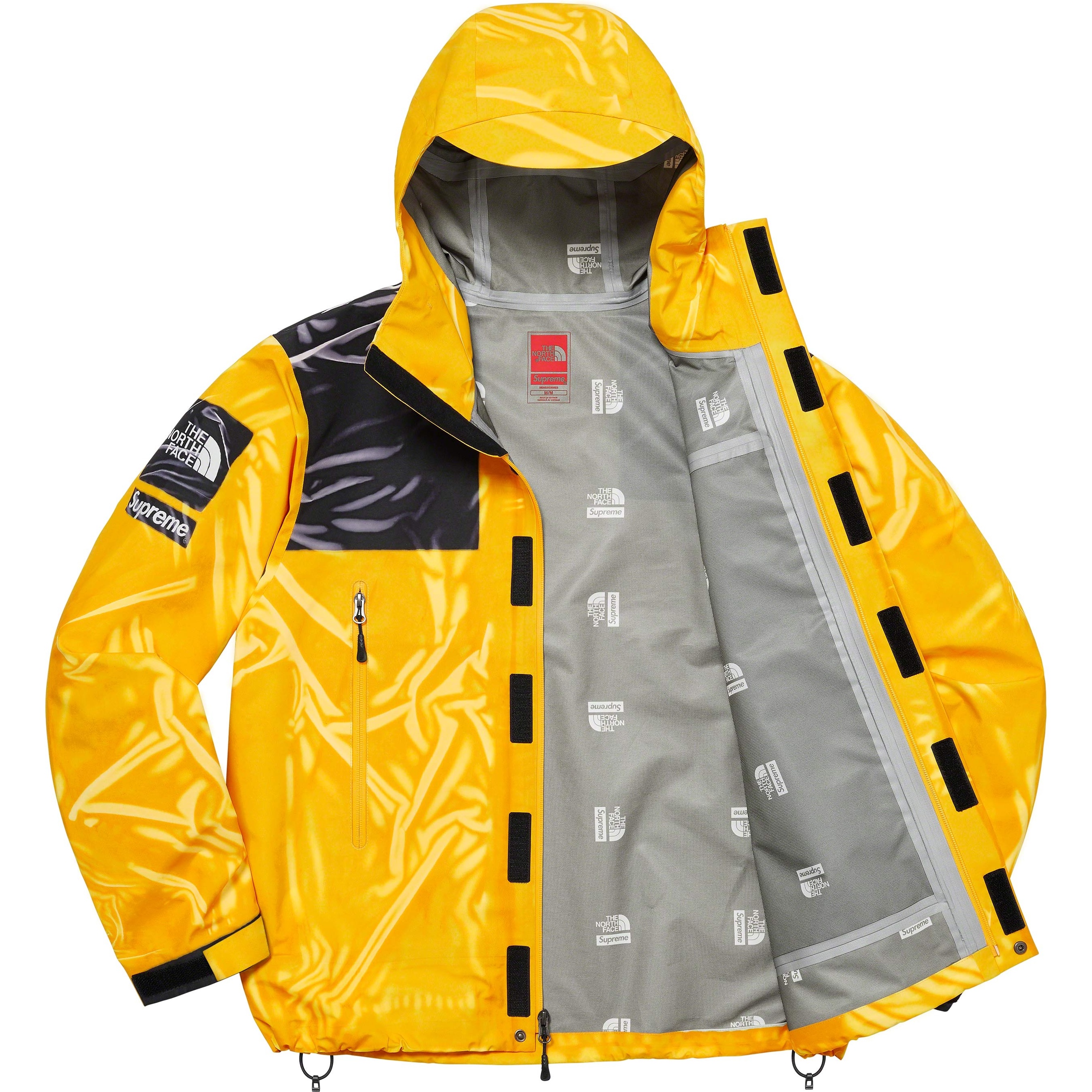 Supreme Supreme The North Face Trompe L’oeil Printed Taped Seam Shell Jacket (SS23) - Yellow - $398