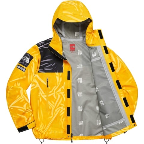 Supreme Supreme®/The North Face® Trompe L’oeil Printed Taped Seam Shell Jacket - Yellow