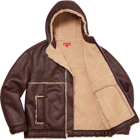 Faux Shearling Hooded Jacket - spring/summer 2023 - Supreme