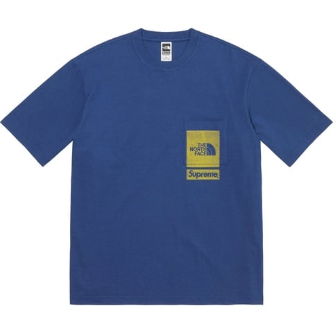 Supreme Supreme®/The North Face® Printed Pocket Tee - Navy