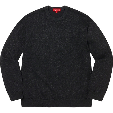 Supreme Metallic L/S Top - Black