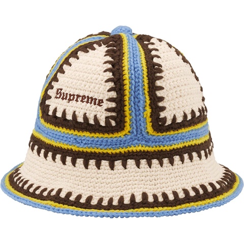 Supreme Crochet Edge Bell Hat - Natural