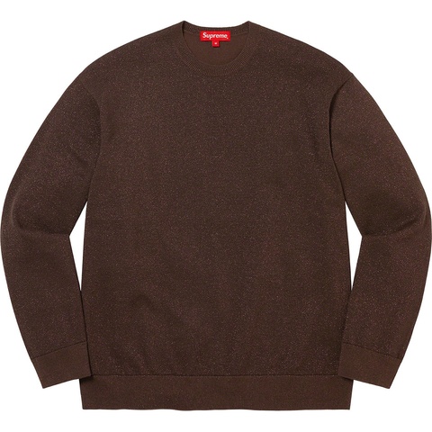 Supreme Metallic L/S Top - Brown