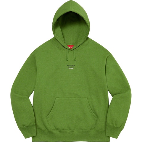Supreme World Famous Micro Hooded Sweatshirt - Green