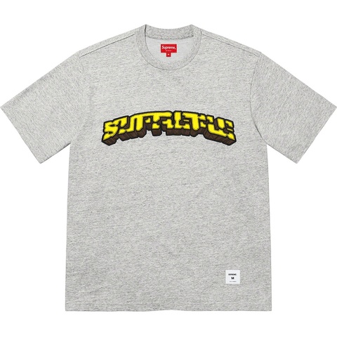 Supreme Block Arc S/S Top - Heather Grey