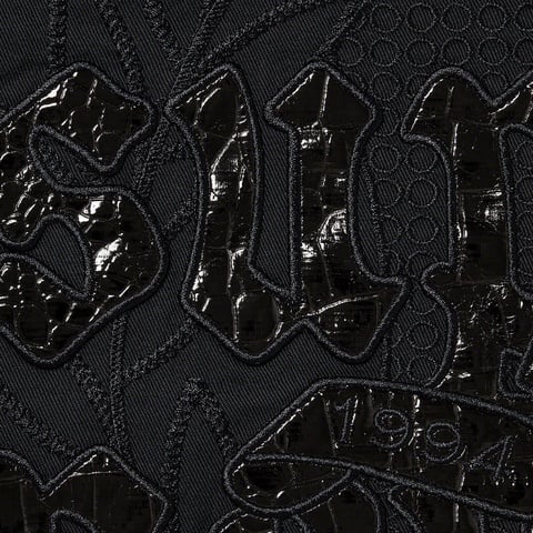 Supreme Croc Patch S/S Work Shirt - Black