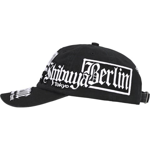 Supreme City Patches 6-Panel - Black