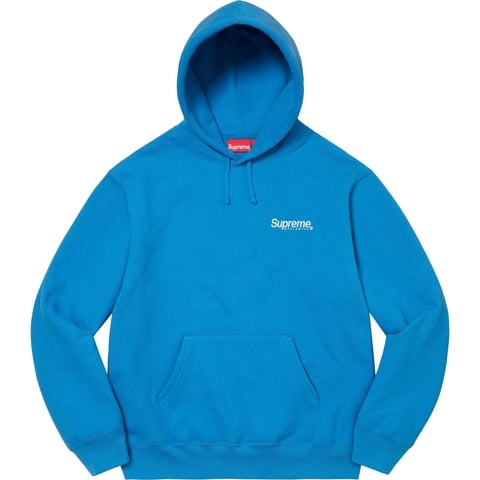 Supreme Worldwide Hooded Sweatshirt - Blue