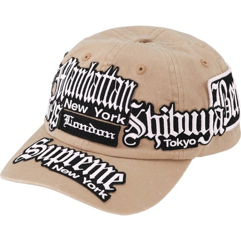 Supreme City Patches 6-Panel - Khaki