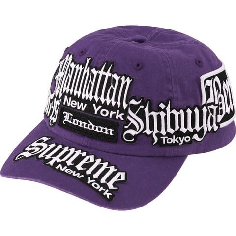 Supreme City Patches 6-Panel - Purple