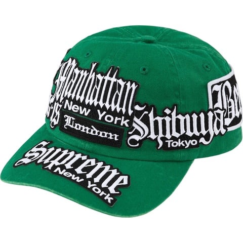 Supreme City Patches 6-Panel - Green