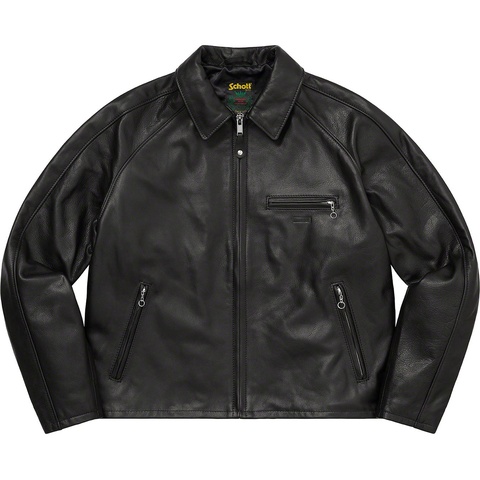 Supreme®/Schott® Leather Racer Jacket - Supreme