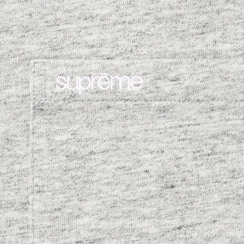 Supreme S/S Pocket Tee - Heather Grey