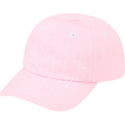 Supreme Visor Stitch 6-Panel - Light Pink