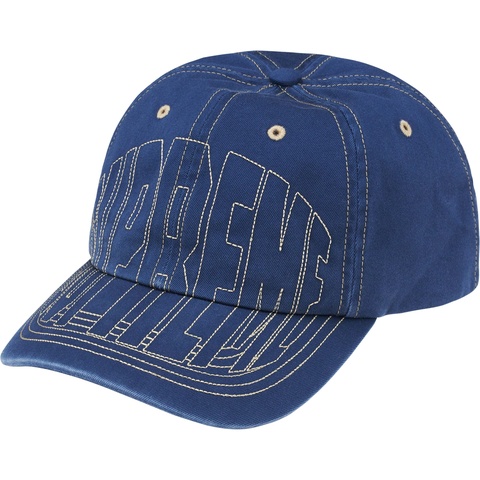 Supreme Visor Stitch 6-Panel - Light Navy