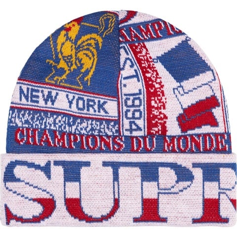 Supreme Scarf Beanie - White