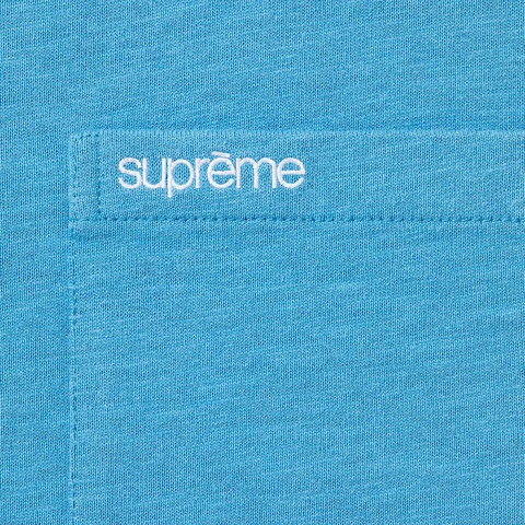 Supreme S/S Pocket Tee - Light Slate
