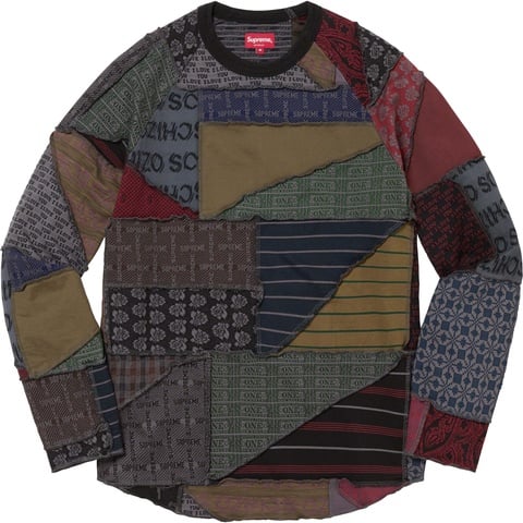 Patchwork Jacquard L/S Top - spring/summer 2023 - Supreme