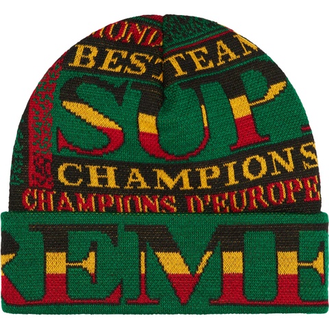 Supreme Scarf Beanie - Green