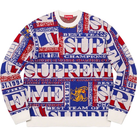 Scarf Sweater - spring/summer 2023 - Supreme