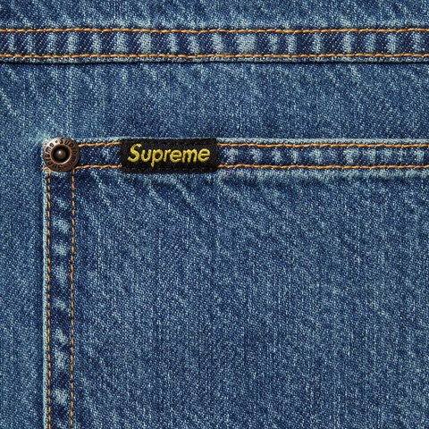 【SUPREME】Denim Painter Shirt Indigo L Denim Painter Shirt - spring/summer 2023 - Supreme