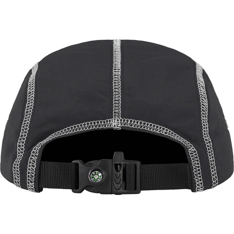 Supreme Reflective Stitch Camp Cap - Black