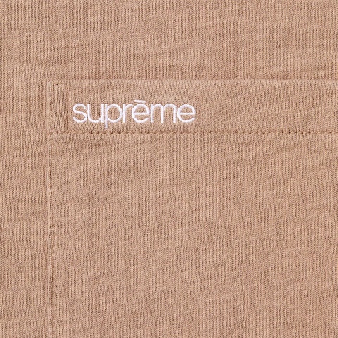 Supreme S/S Pocket Tee - Taupe
