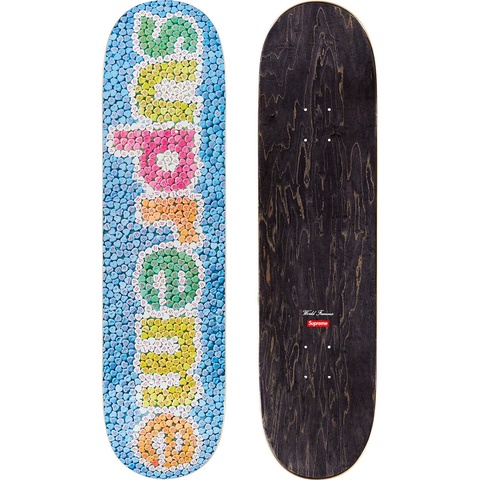 Supreme Candy Hearts Skateboard - Blue - 8.125" x 32"