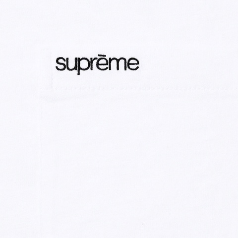 Supreme S/S Pocket Tee - White