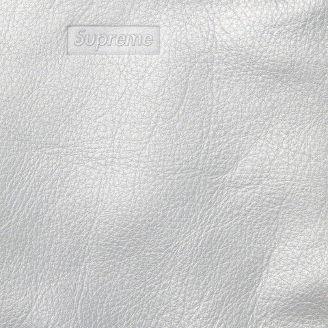 Supreme Supreme®/Schott® Leather Racer Jacket - Silver