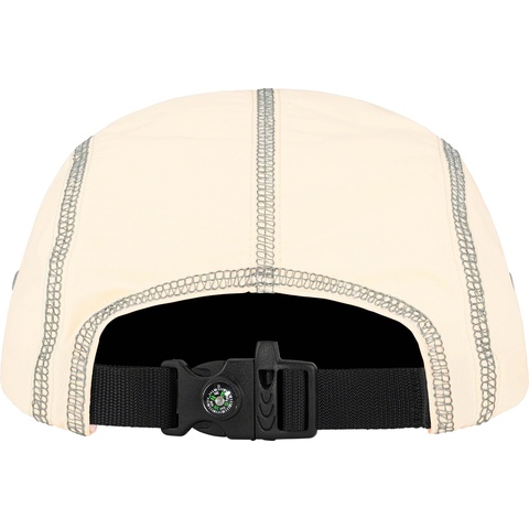Supreme Reflective Stitch Camp Cap - Natural