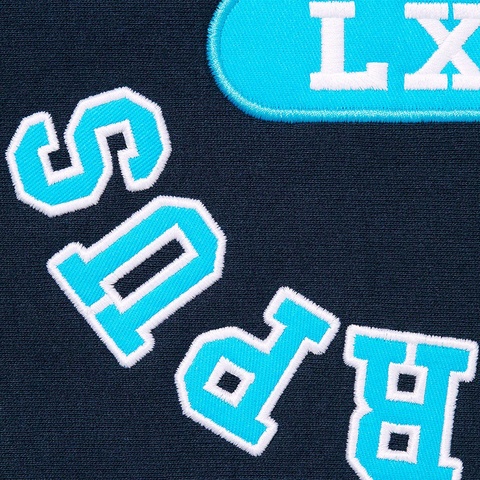 Supreme Reverse Hooded Sweatshirt - Navy