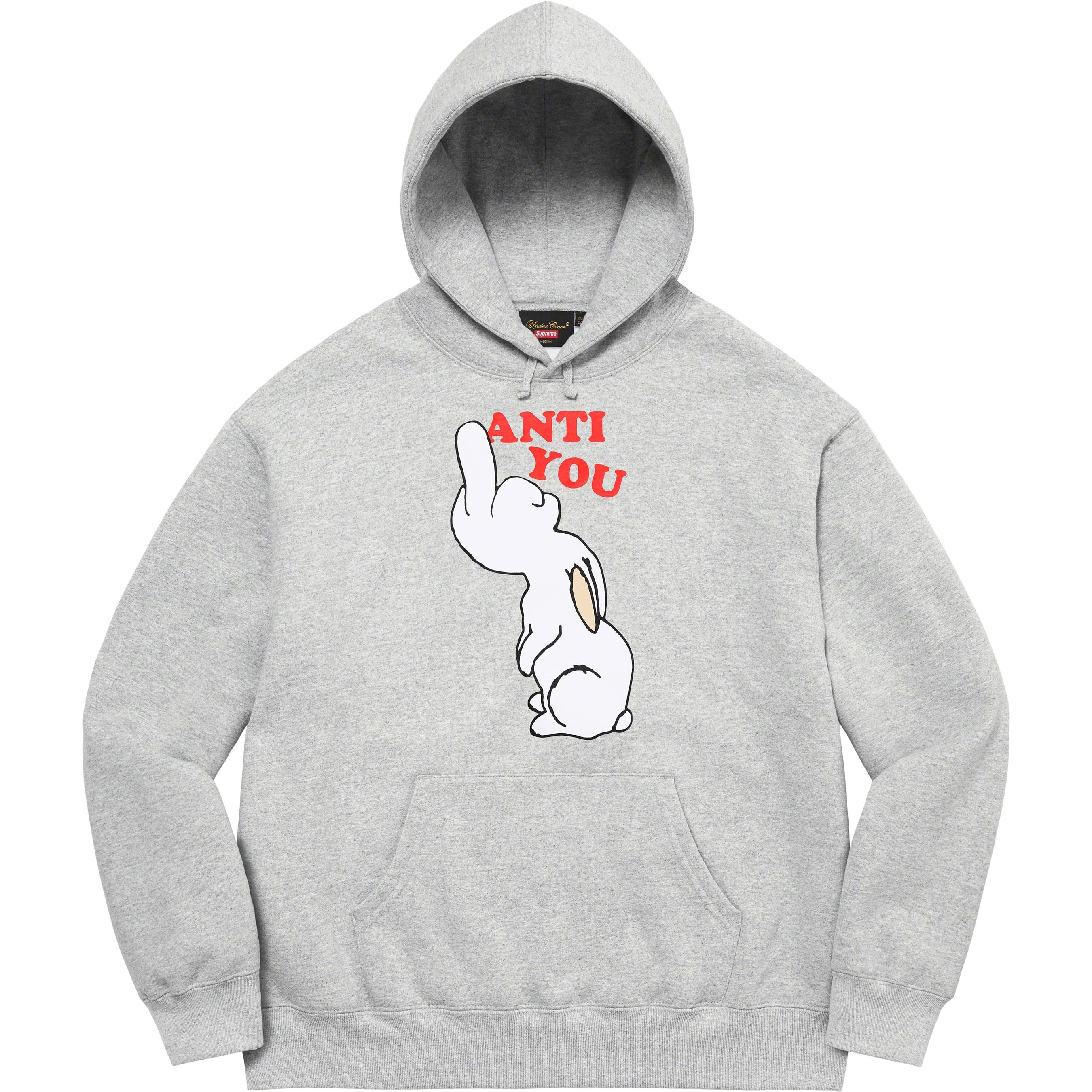 Supreme Supreme UNDERCOVER Anti You Hooded Sweatshirt (SS23) - Heather Grey - $178
