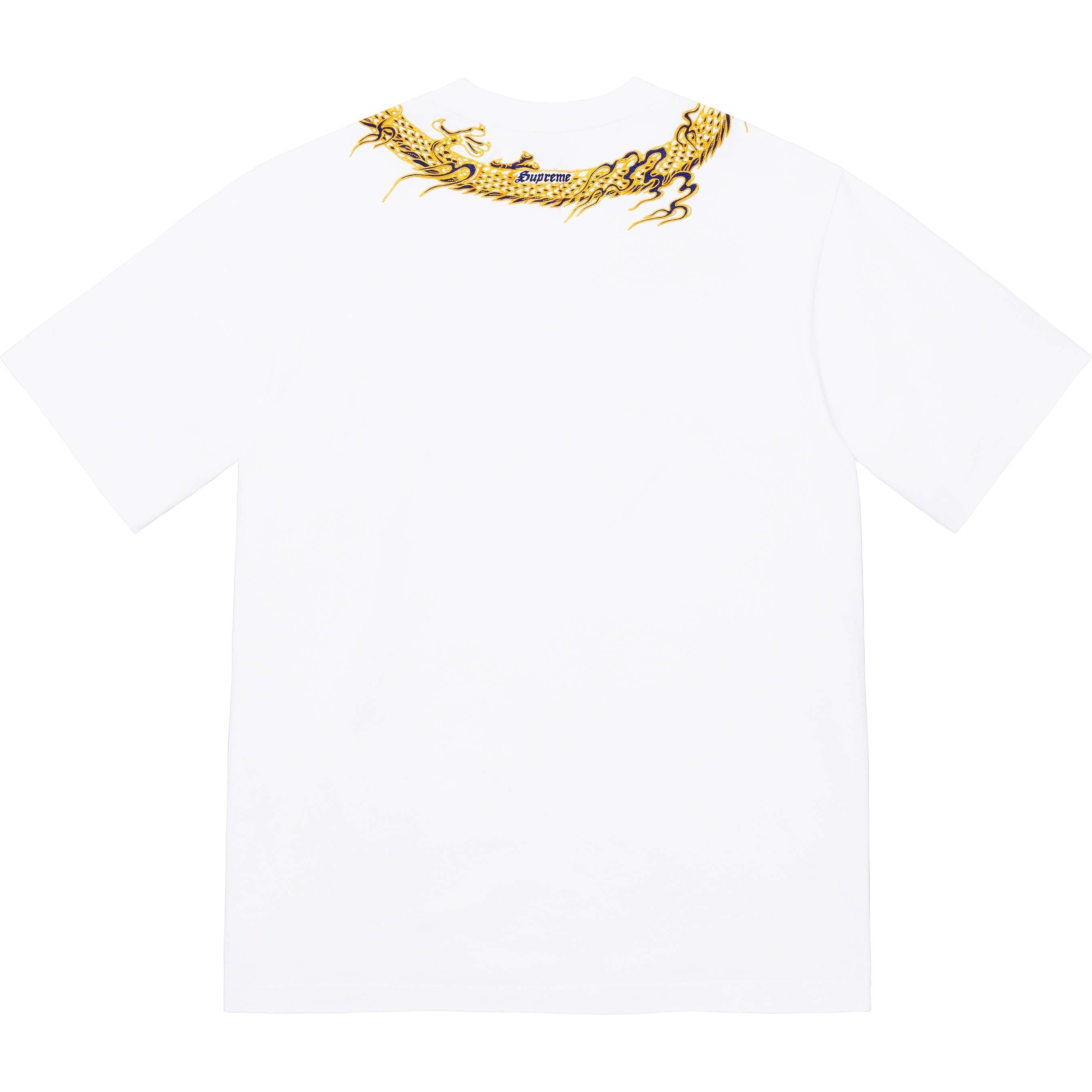 Supreme Dragon Wrap S S Top (SS23) - White - $88