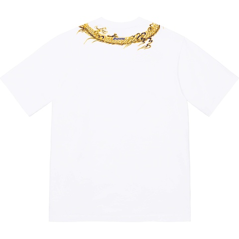 Supreme Dragon Wrap S/S Top - White