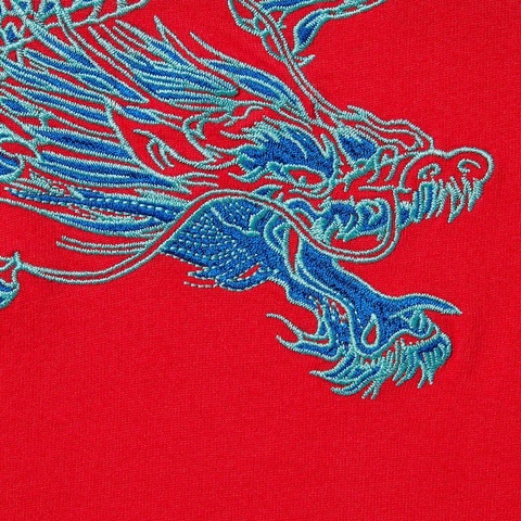 Supreme Dragon Wrap S/S Top - Red