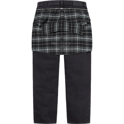 Supreme Supreme®/UNDERCOVER Layered Jean - Washed Black