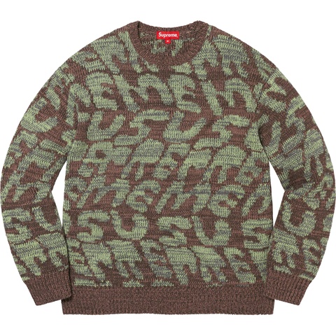 Supreme Stacked Sweater - Brown