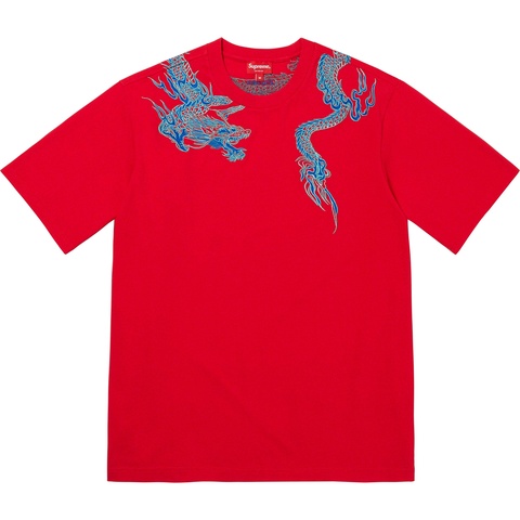 Supreme Dragon Wrap S/S Top - Red
