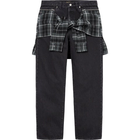 Supreme Supreme®/UNDERCOVER Layered Jean - Washed Black